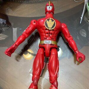 POWER RANGERS DINO THUNDER RED RANGER FIGURE MEGAZORD SOUND 2003 BANDAI 12''